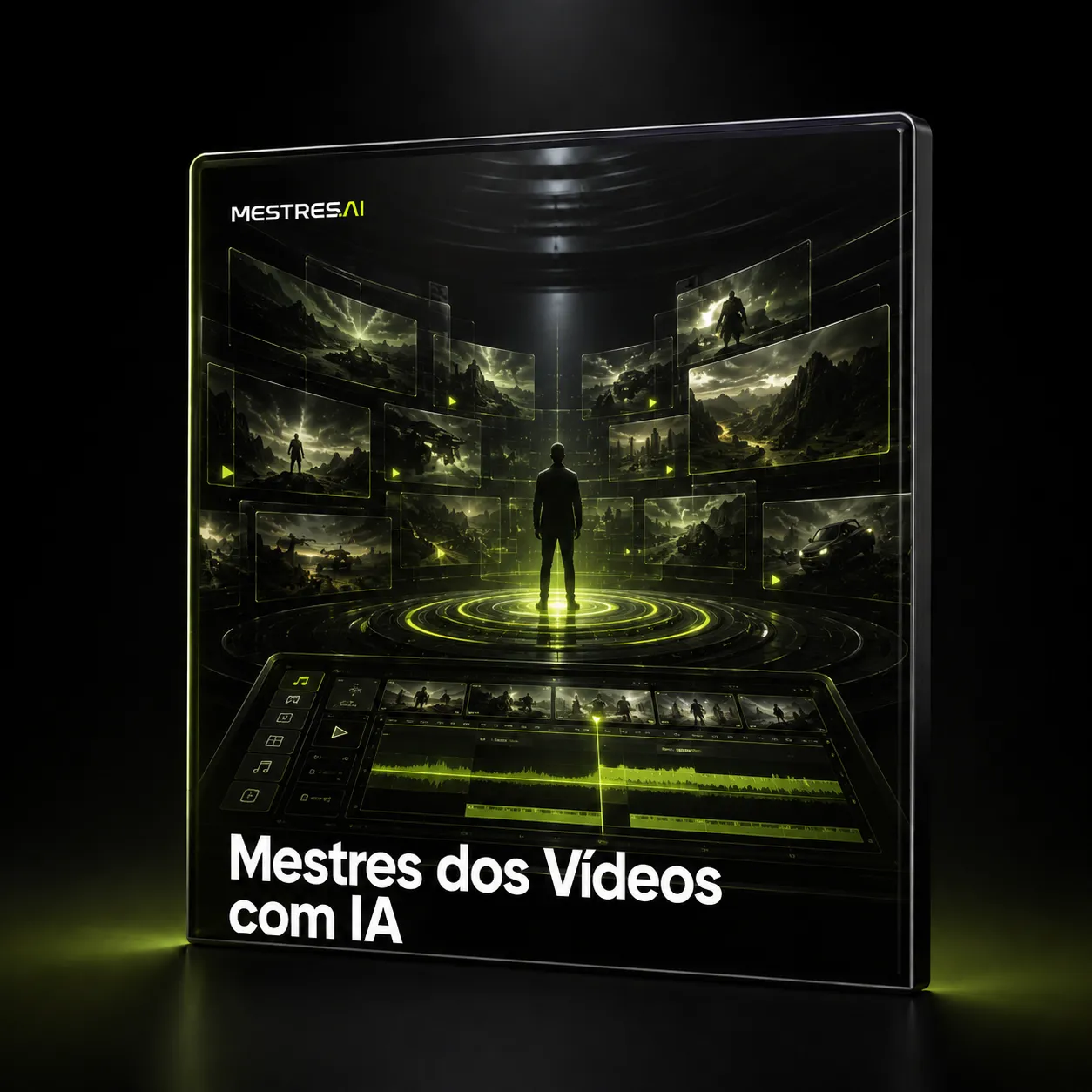 Capa: Mestres dos Vídeos com IA